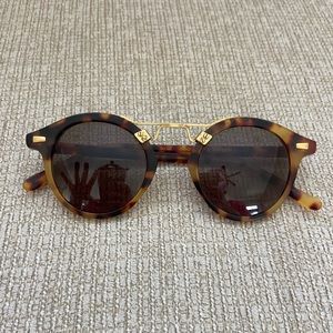 KREWE St. Louis Tortoise Sunglasses